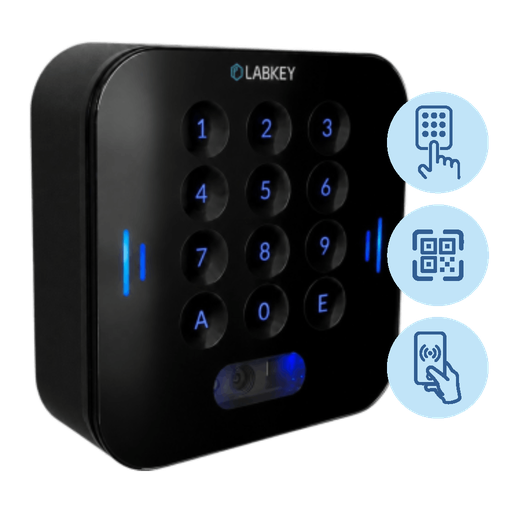 [LK-GL-TQN] Comando Glass Tastierino + QR code + NFC